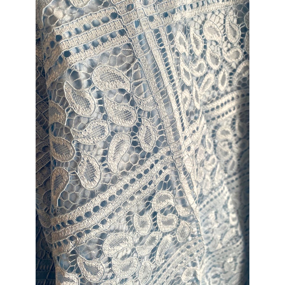 NWOT * A-line Midi Dress with Paisley Lace Design - Picture 6 of 6